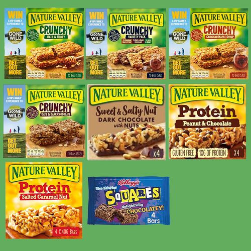 英国直邮nature valley crunchy oats燕麦和巧克力谷物棒