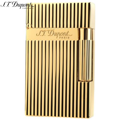 都彭 stdupont ligne 2系列经典传承坚纹朗声打火机 黄金竖纹16827