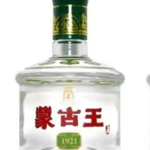 蒙古王绿包,500毫升39度,清香型白酒,/瓶75