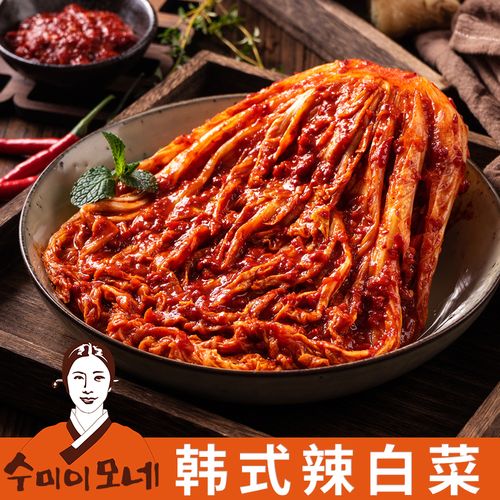 秀美姨母韩式辣白菜颗菜东北延边朝鲜族韩式咸菜下饭菜韩国泡菜