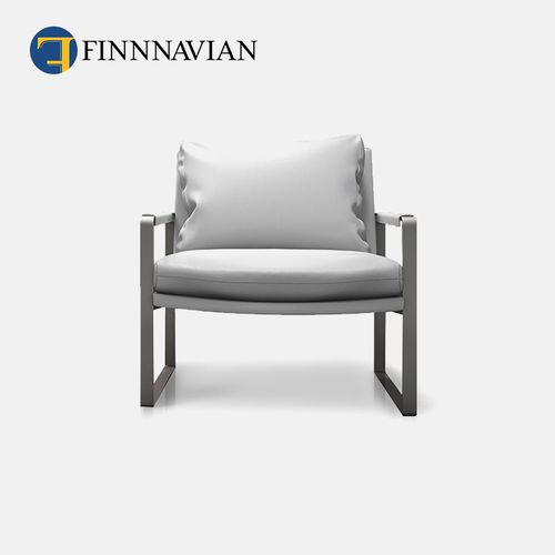 finnnavian 芬纳维亚 现代意大利单椅essex网红设计师休闲沙发椅