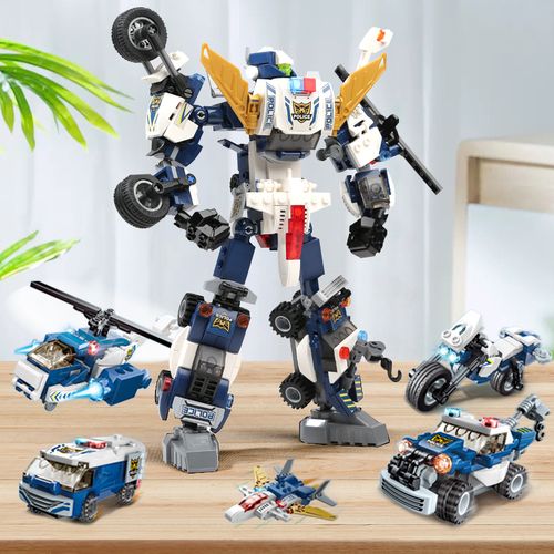 乐高积木益智儿童拼装玩具小男孩6变形机器人8机甲4-10岁学生礼物
