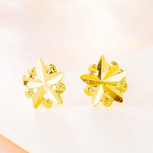 经典镀金耳钉女色耳钉越南沙金耳环新款2021年饰品女不褪色 耳钉款式