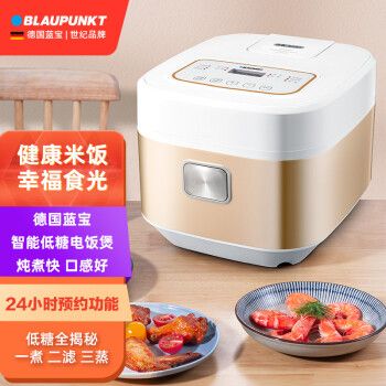 德国蓝宝(blaupunkt)智能低糖电饭煲米汤分离家用智能4l 多功能bp-dfb