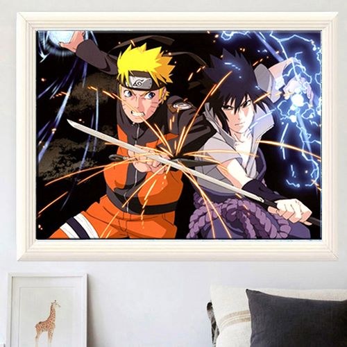 火影忍者鸣人5d钻石画满钻2021年新款卡通动漫人物点钻十字绣男孩贴钻