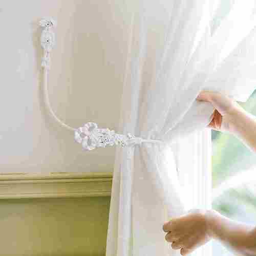 新款你可居法式窗帘挂钩款钩子墙钩收纳装饰创意复古绑带民宿窗帘