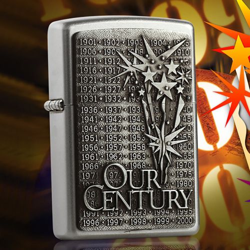 美国原装芝宝zippo打火机99年年度机千禧礼花c99年度纪念款绝版珍藏款