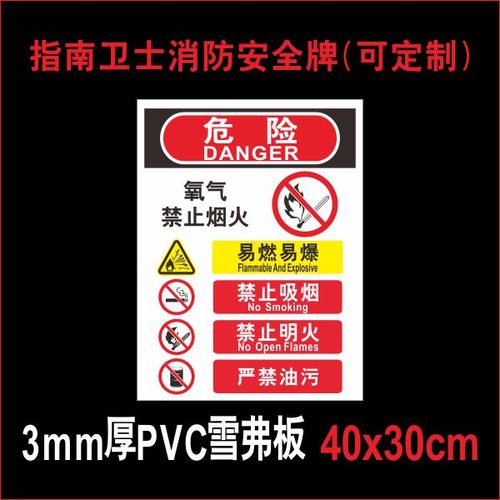 氧气瓶存放处标识牌 乙炔气瓶二氧化碳瓶氩气瓶放置点危险区域 禁止