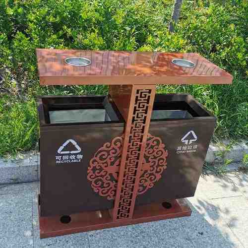 景区垃圾桶公园环卫新中式工艺防腐古镇分类欧式环保别墅小区大号
