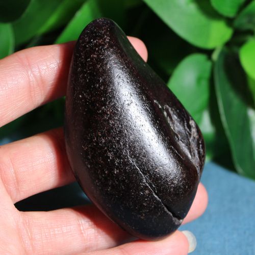 方言和田玉特惠新疆墨玉河产罕见老熟全玉种红沁籽料原石手把件e