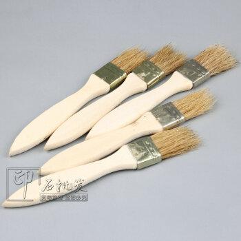 墨玺 寿山石专用刷子 金石篆刻 涂油除尘清洁小毛刷子 小号