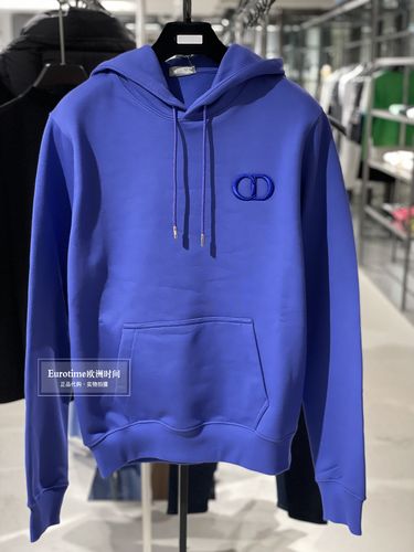 dior homme 男士蓝色连帽卫衣 2021秋冬正品代购113j698a0531 c5