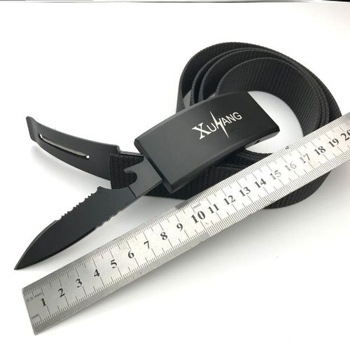 防身皮带刀腰带刀金属男士内置隐形户外刀短刀快递刀随身便携野外