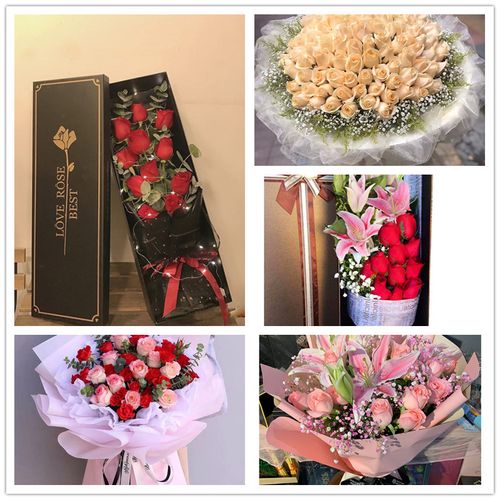 真鲜花速递同城送花母亲节520玫瑰花束聊城临清市高唐县生日订花