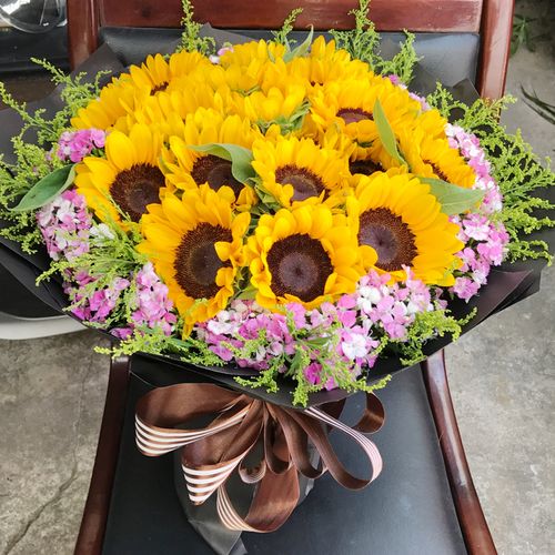 18朵向日葵花束-阳光灿烂