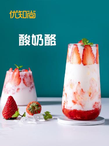 浓缩益生菌发酵乳原味饮品甜品材料奶茶店900ml草莓酸奶酪