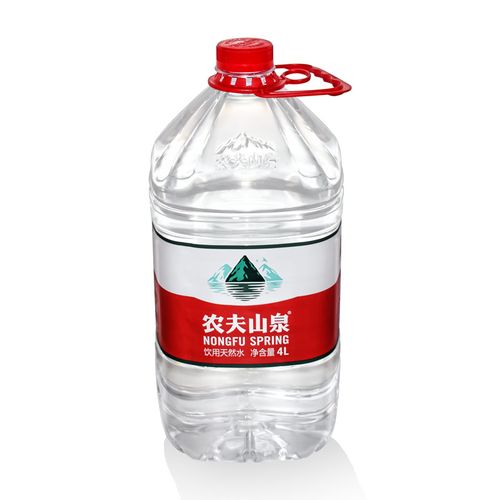 农夫山泉天然矿泉饮用水4l*4桶 五箱价 五环内包邮新包装随机发货