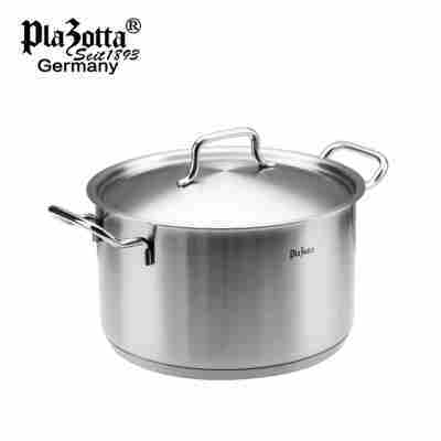 新德国plazotta 304不锈钢汤锅 加厚三层底汤锅20cm 38l 01253