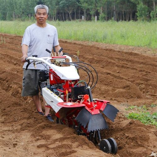 微耕机小型农用柴油起垄旋耕深沟种d姜果园开沟机新款神器挖沟培