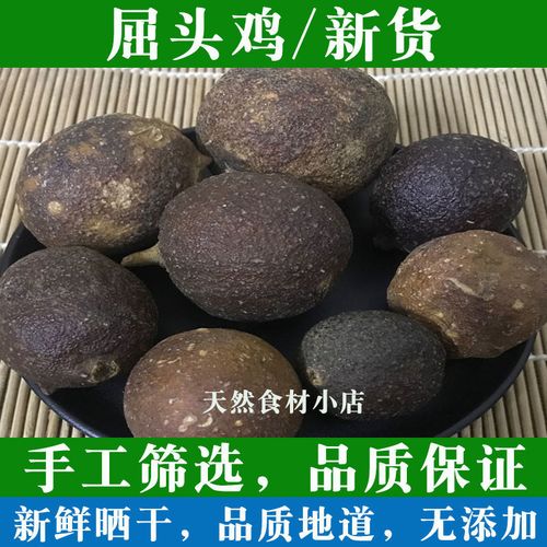 屈头鸡中药材新鲜晒干屈头鸡野生马槟榔正宗老果水鸡头水鸡仔正品