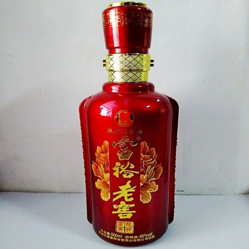 富裕老窖白酒42度花开富贵浓香型 500毫升宴席年货6瓶价格