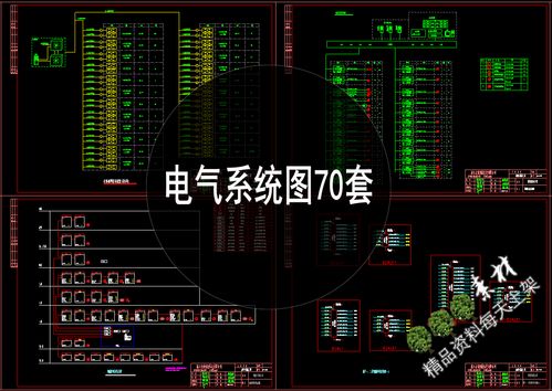 室内消防电路系统图配图电弱电智能化配电箱照明cad图