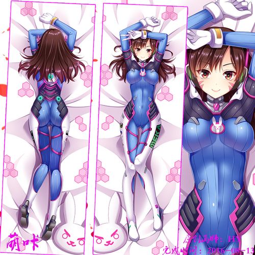 萌咔 守望先锋 d.va 原创等身抱枕 动漫抱枕 美女抱枕 包邮定制