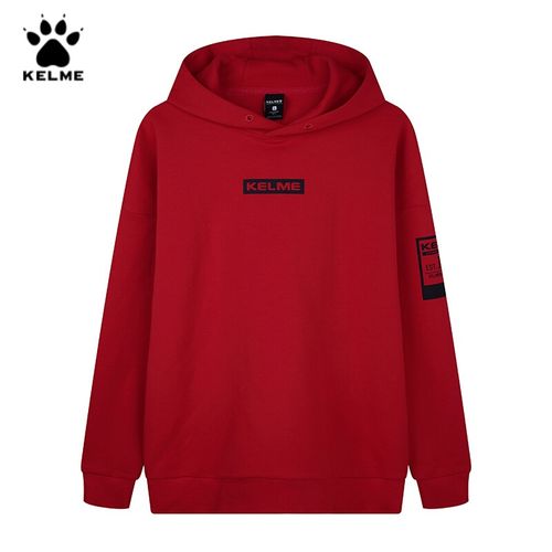 kelme卡尔美 正品秋季新款运动训练卫衣男连帽时尚百搭潮流套头衫