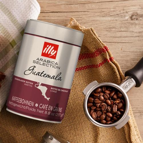 illy手冲咖啡豆危地马拉250g 原装进口黑巧风味