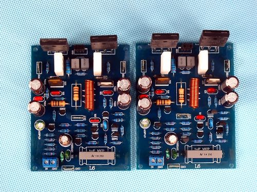 l6功放板散件(套件99元包2片pcb和板上所有元件)音响音频功放板