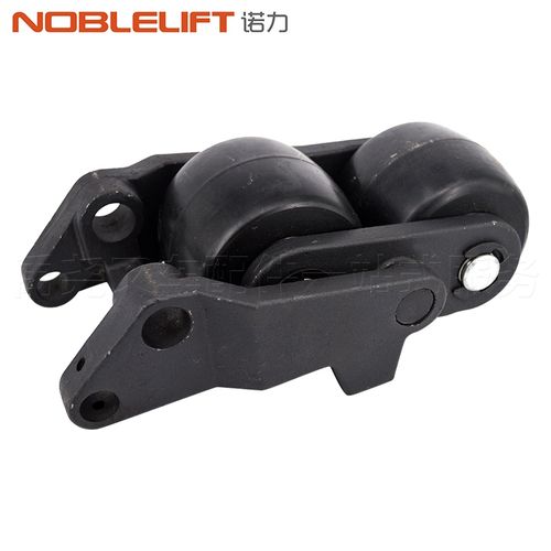 诺力手动叉车配件5吨地龙手动液压搬运车地牛小轮架总成前轮支架