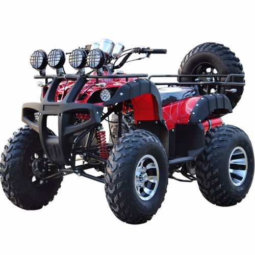 民宇 沙滩车四轮越野摩托车成人轴传动汽油全地形山地车越野摩托车 红