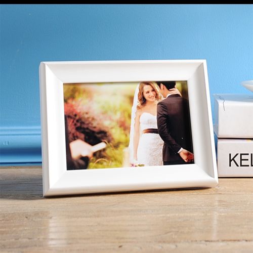 六村相框6寸摆件北欧七12寸欧式现代实木创意相片木框