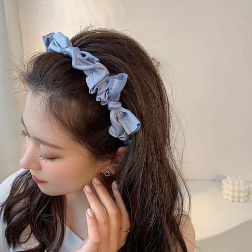 小蚊子 日韩气质少女不规则蝴蝶结发箍女压发外出法式