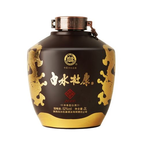 【中华老字号】白水杜康 52度纯粮食酒 窖藏原浆 2000浓香型白酒2l*1