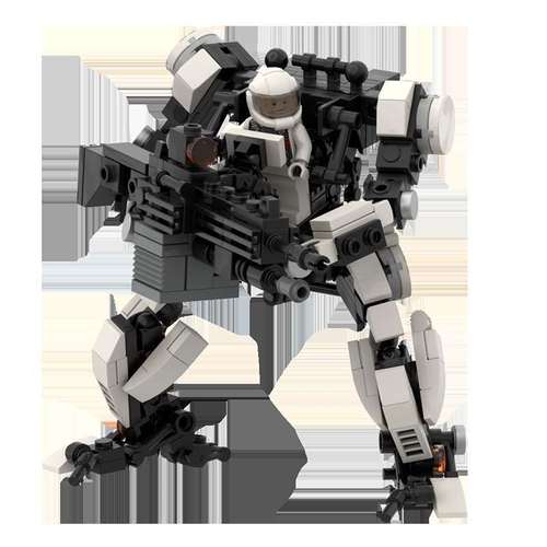 兼容乐高 moc原创积木 军事机甲积木机械外骨骼装甲核心男孩玩具