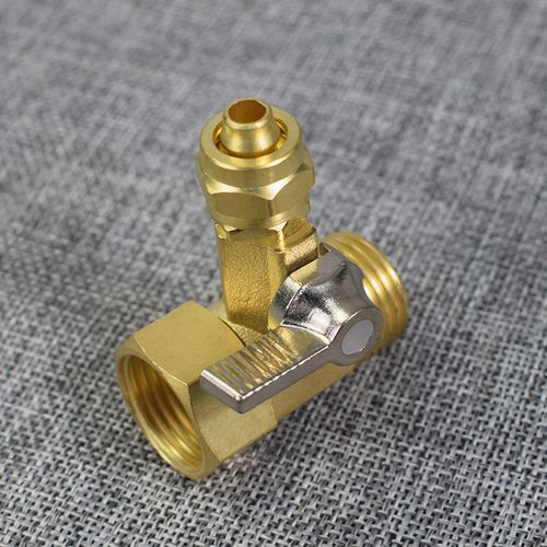 净水器连体进水三通球阀 4分转分门 阀一体纯水机进水三通式阀