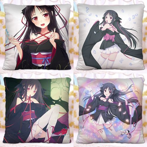 二次元动漫周边机巧少女不会受伤夜夜抱枕头靠枕定制做 生日礼物