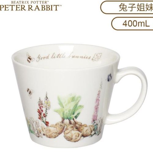 日本制yamaka彼得兔peter rabbit杯子陶瓷马克杯咖啡杯进口餐具