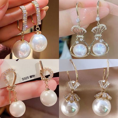 2022新款耳环爆款抖音款洋气耳饰时尚防过敏耳环上档次女人味925