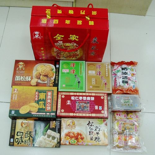 新款包装含糖中国大陆糕点食品  苏州土特产采芝斋全家福套餐礼盒