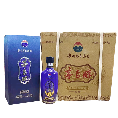 2012年贵州茅台集团茅台醇典藏柔和型53度白酒500ml*6整箱装