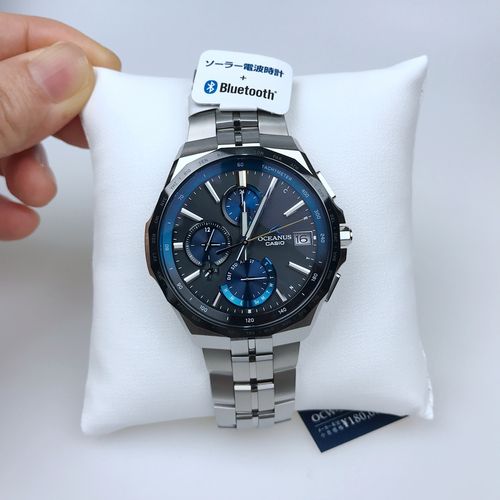 casio卡西欧 oceanus海神系列 钛合金 电波蓝牙表ocw-s5000e-1ajf