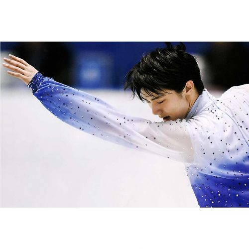 狼天影 花样滑冰羽生结弦海报墙贴画纸房间装饰贴画宿舍写真可来图