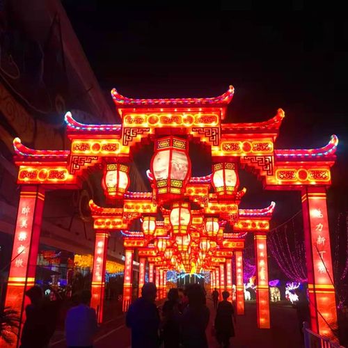 大型花灯虎年灯会2022春节元宵节大型节日花灯龙现货临沂厂家制作