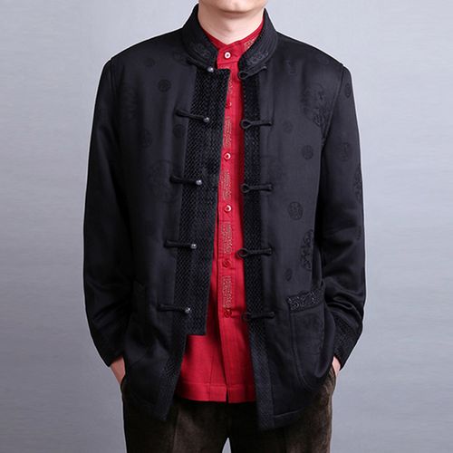 秋冬男士唐装 男唐装棉袄 中式男装棉袄 唐装男装棉袄 民族服装