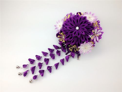 和风发簪/日本细工花簪/浴衣发饰/日式/森女手作/和风发饰/cos