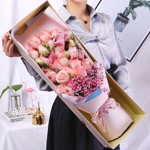 毕业季父亲节感恩红玫瑰花鲜花速递同城配送生日礼盒花束全国北京