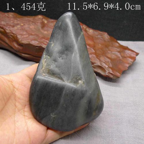 新品新疆和田玉籽玉新疆和田玉籽料原石摆件青花墨玉黑皮正品保真