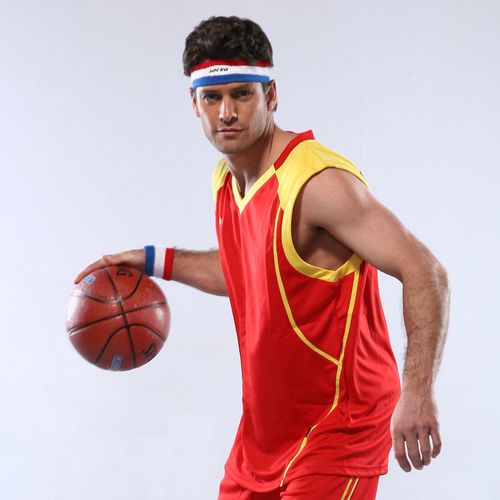 圣蓝戈护具 高弹性篮球羽毛球吸汗头带 男女运动护头带 毛巾头带